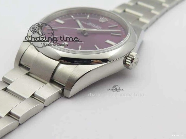 39mm 114300 Bracelet Dial SS On Best Edition SA3132 JF Oyster 1:1 Grape Perpetual 0228